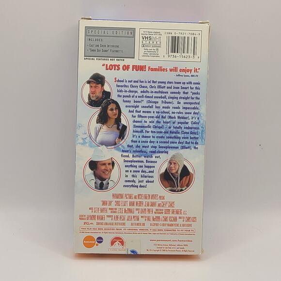 Snow Day (VHS, 2001, Special Edition) - Picture 2 of 3